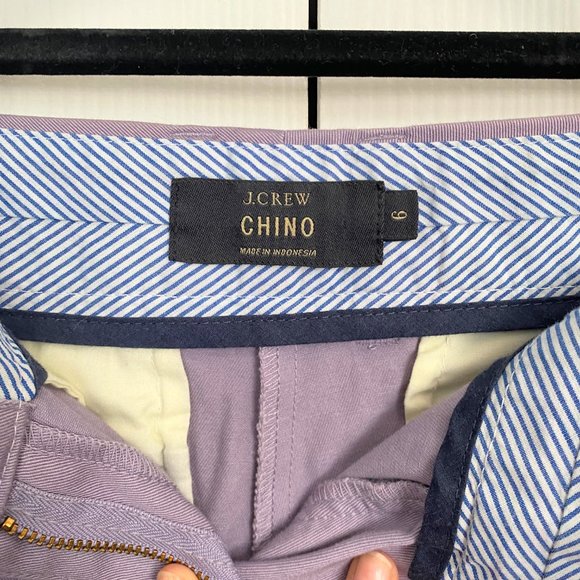 J. Crew Lavender Classic Chino Shorts - Picture 3 of 6